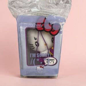 HELLO KITTY McDonalds Plush Charm Kitty@Messenger Series 2008 NWT I'M SORRY!